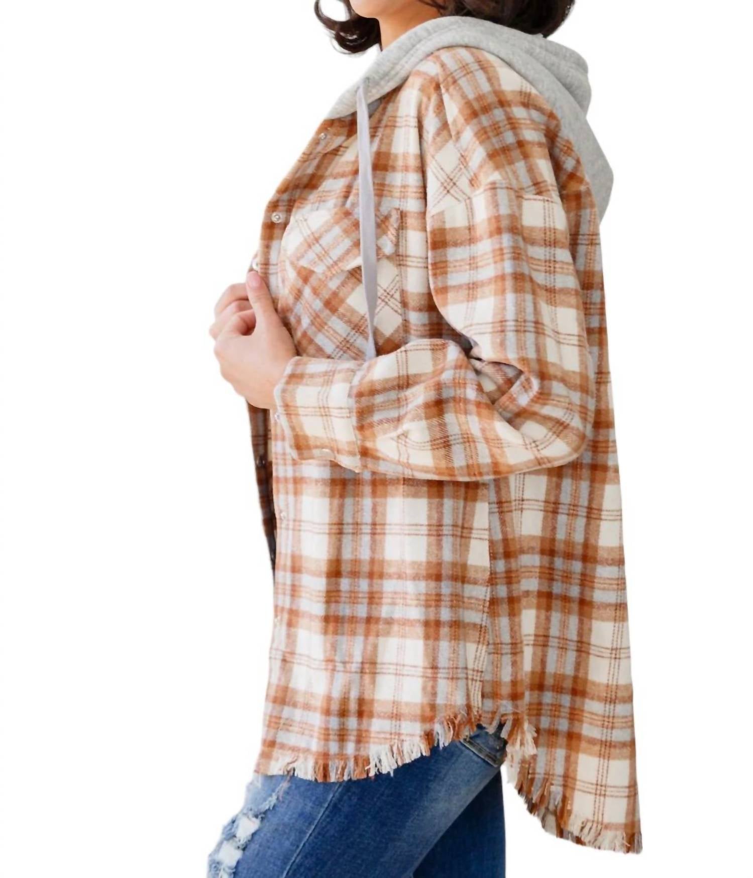 Very J - Best of the Best Hooded Shacket