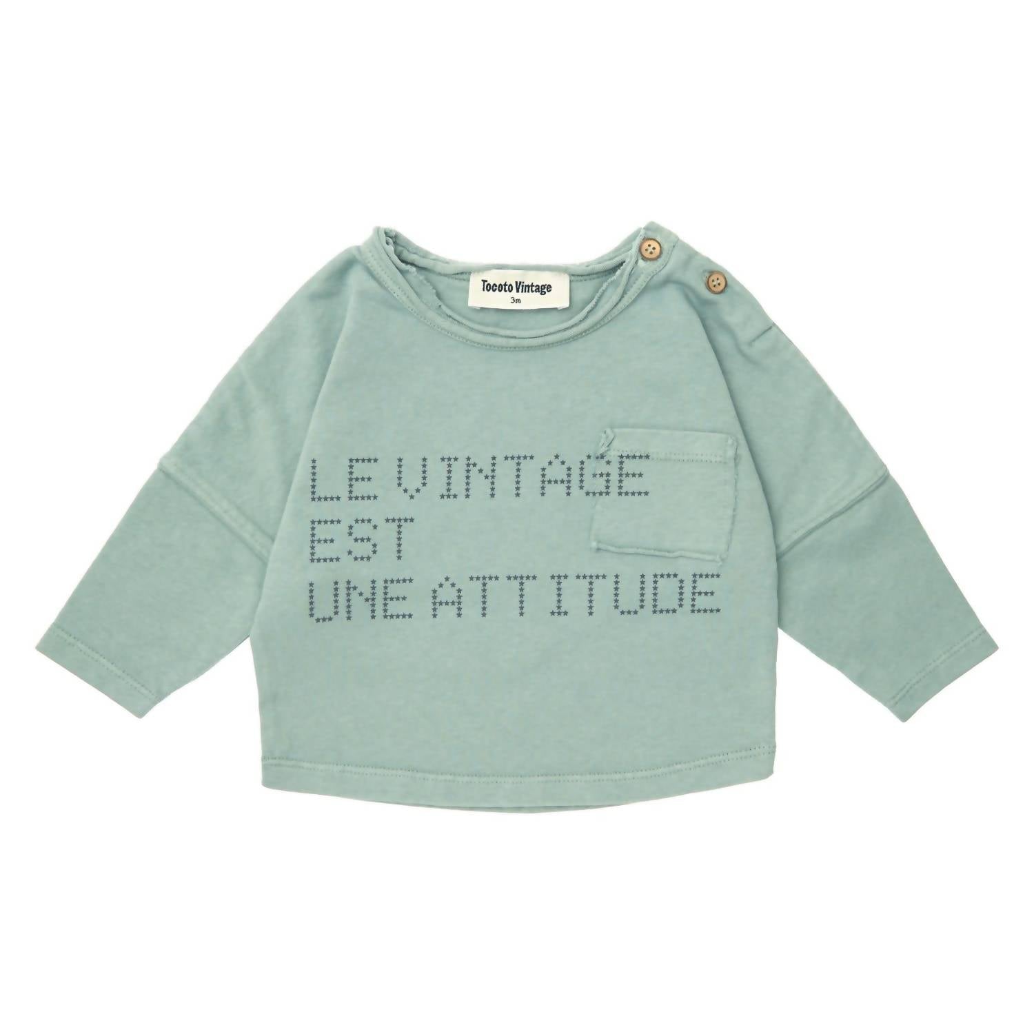 Tocoto Vintage - Kid's "attitude" T-shirt