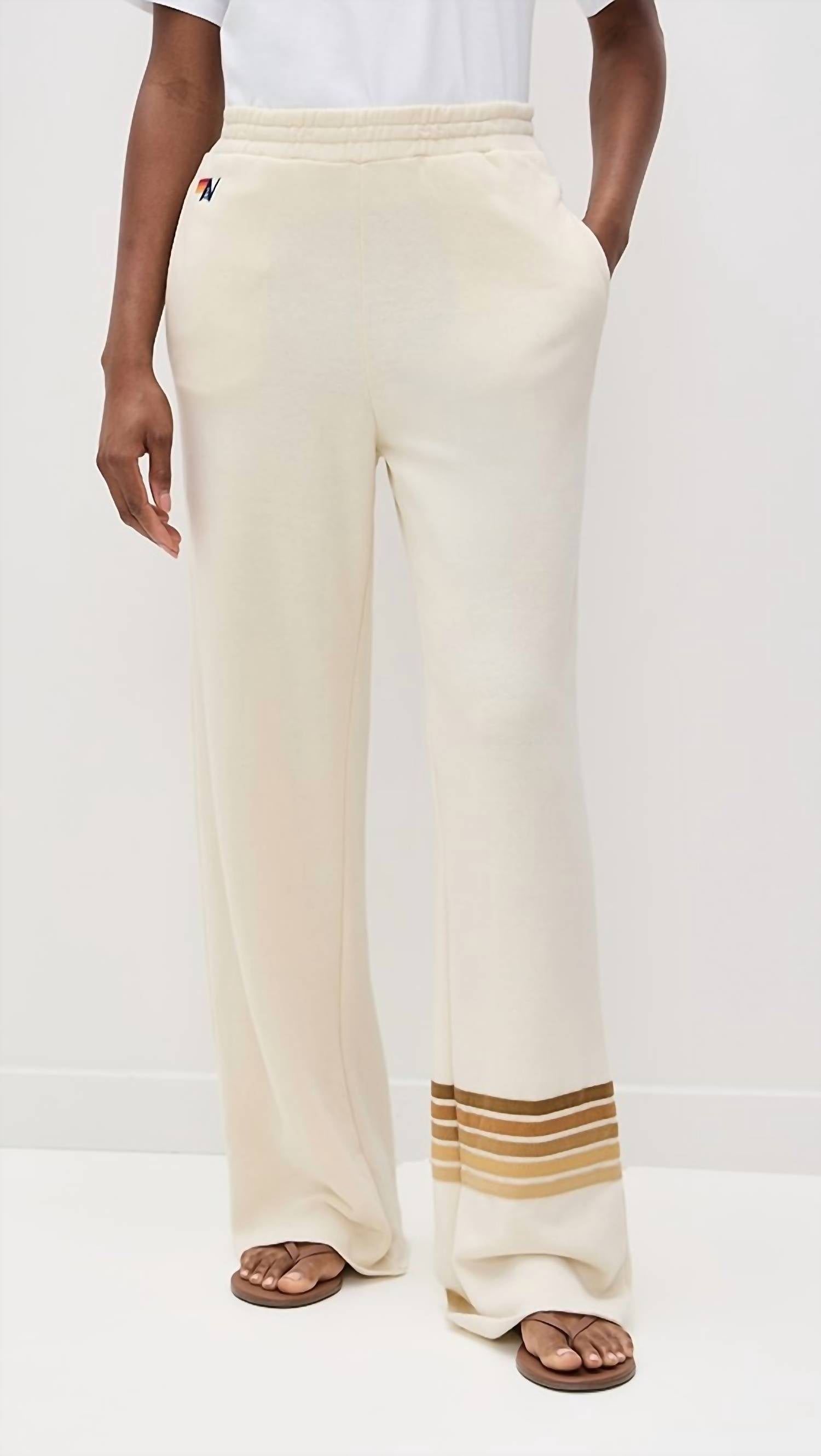 Aviator Nation - Rugby Stitch Pocket Wide Leg Pants