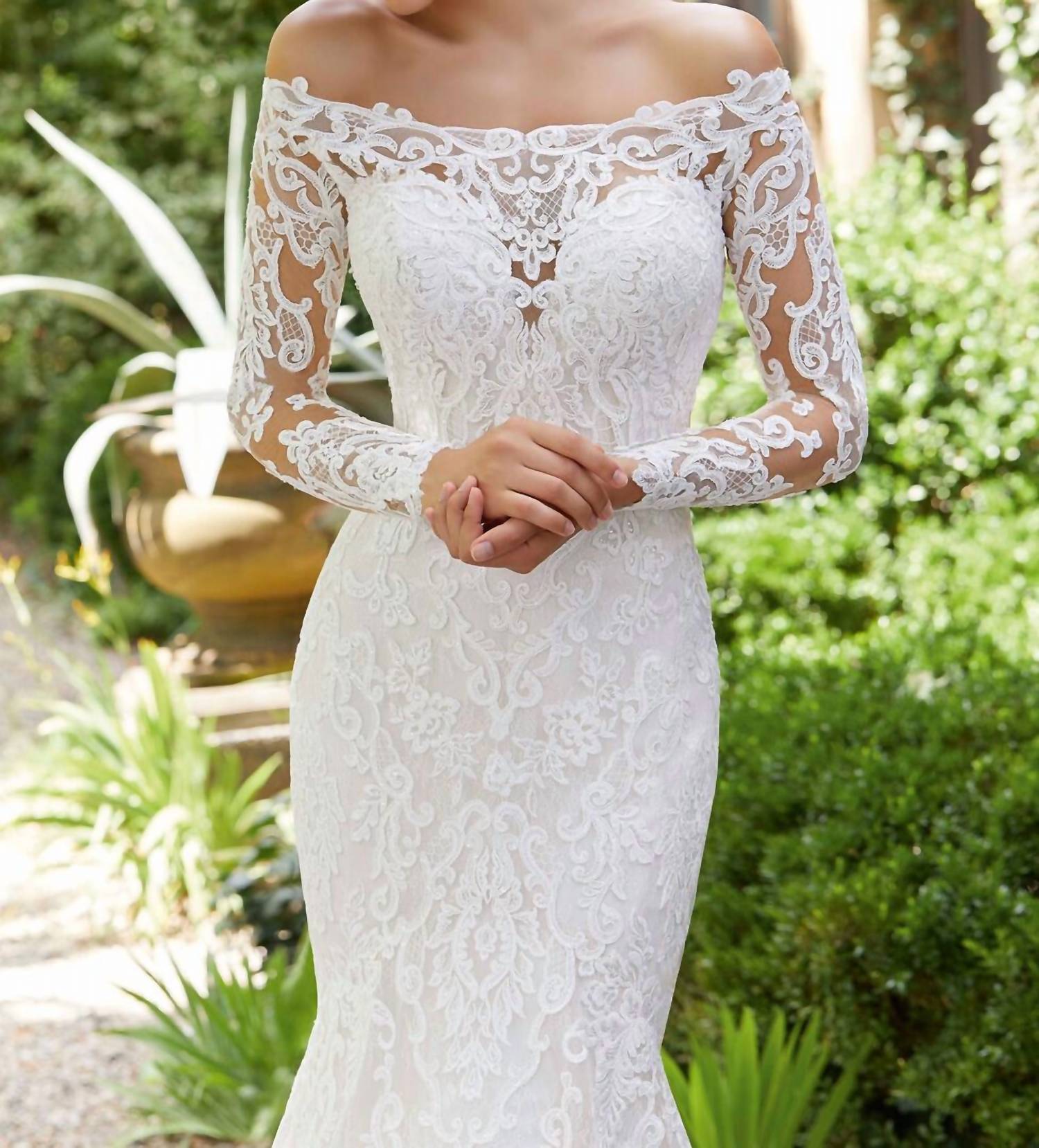 Morilee - Priscilla Off-the-shoulder Gown