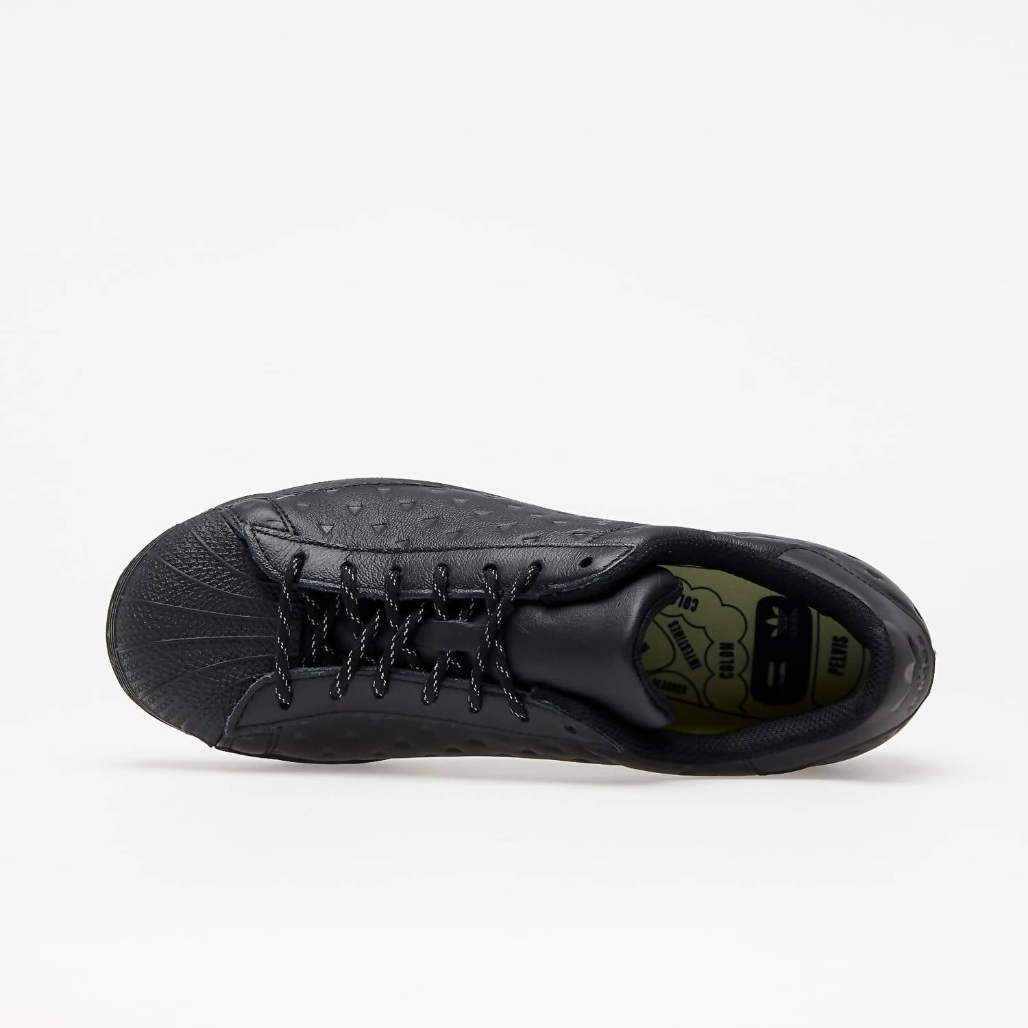 adidas Men's Pharrell Williams Superstar Sneakers in black - men's sneaker - view 4