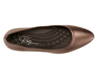 Ros Hommerson Women's Heidi Ii Pumps in bronze leather - women's heels - view 6