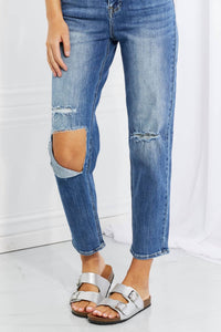 Risen - Emily High Rise Relaxed Jeans
