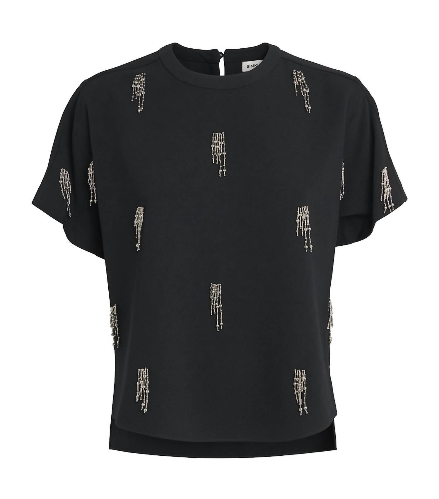 Simkhai - Crepe Abelia Embellished T-shirt