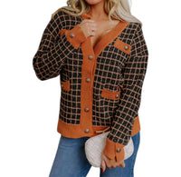 Fate - Checkered Cardigan