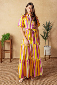 Flying Tomato - Soiree Sweetness Poplin Maxi Dress