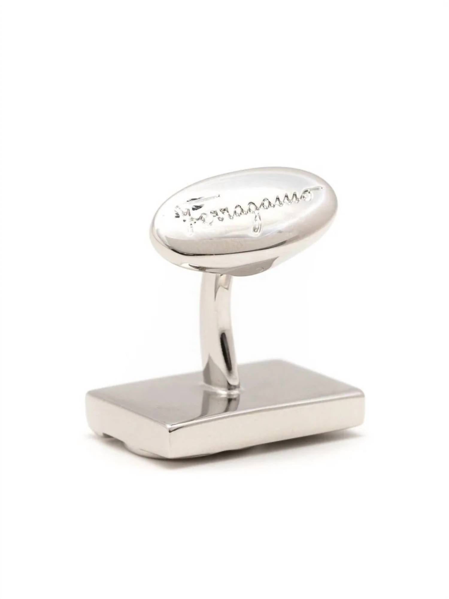Salvatore Ferragamo - Men's Gancini Plaque Cufflinks