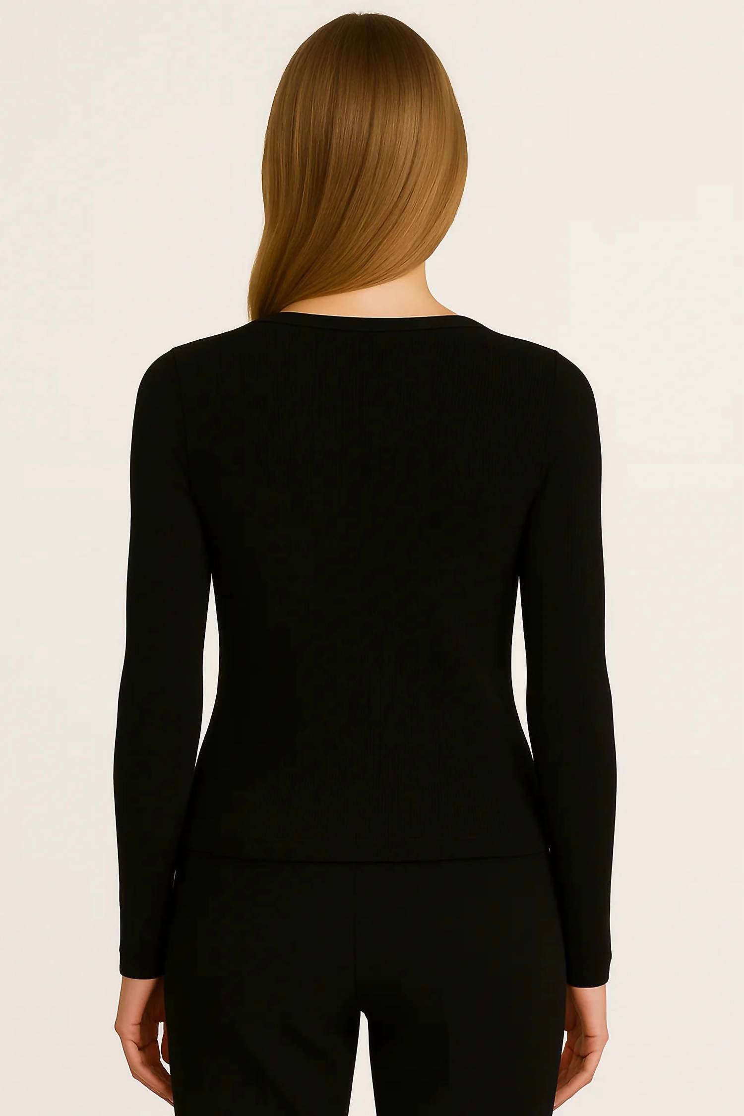 Project Social T - Allie U-neck Longsleeve Tee