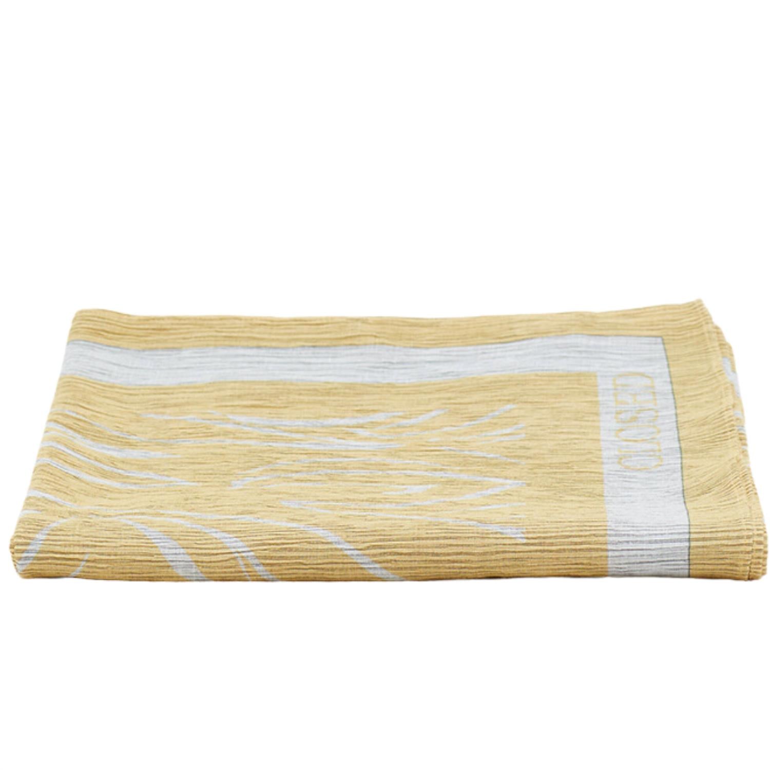 CLOSED Women's Pop of Color Scarf in calamatta yellow - women's scarf