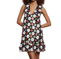 SISTER JANE Hillside Floral V-neck Sequin Mini Dress in black multi - women's dress