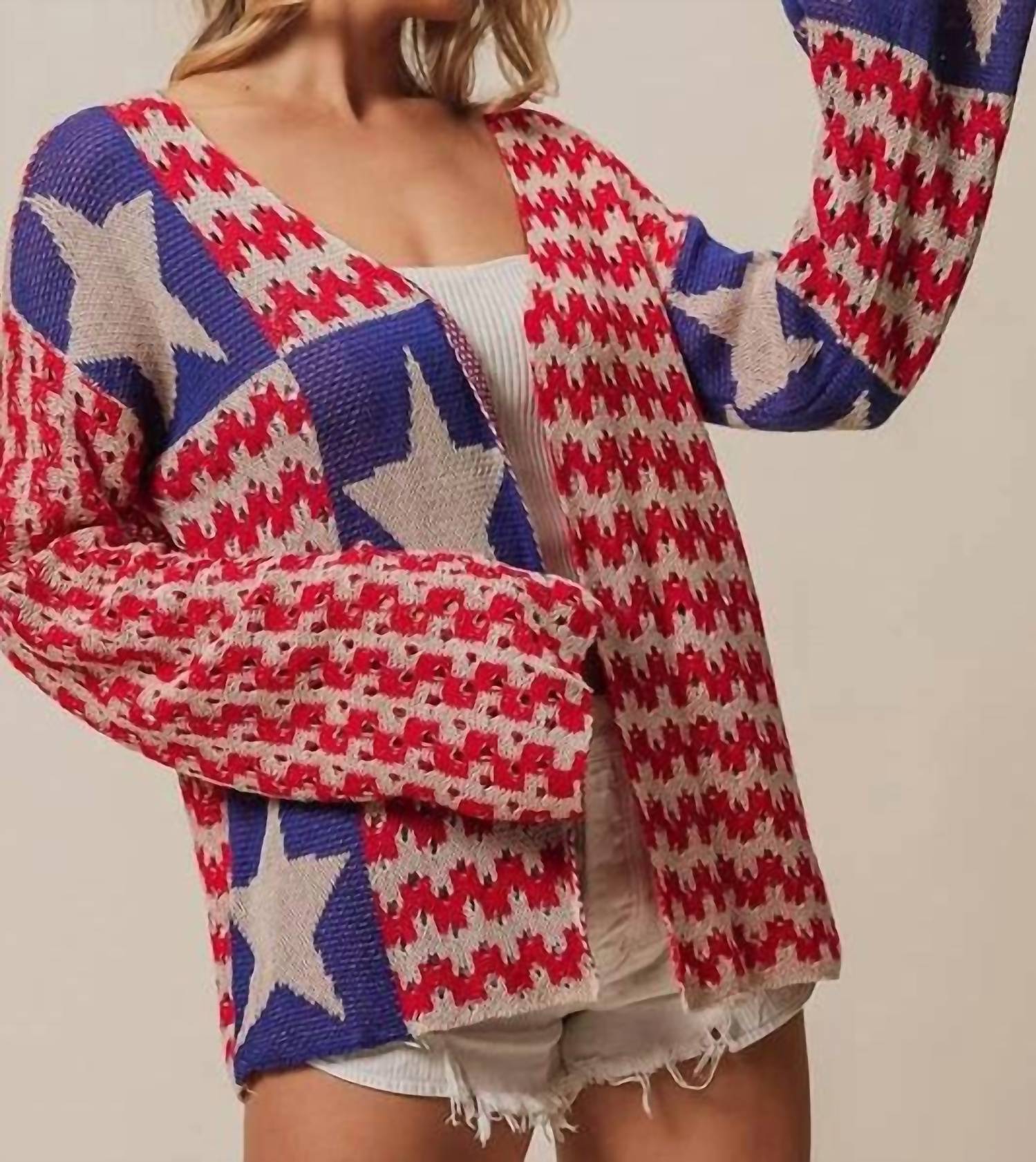 Vanilla Monkey - Liberty Open-front Cardigan