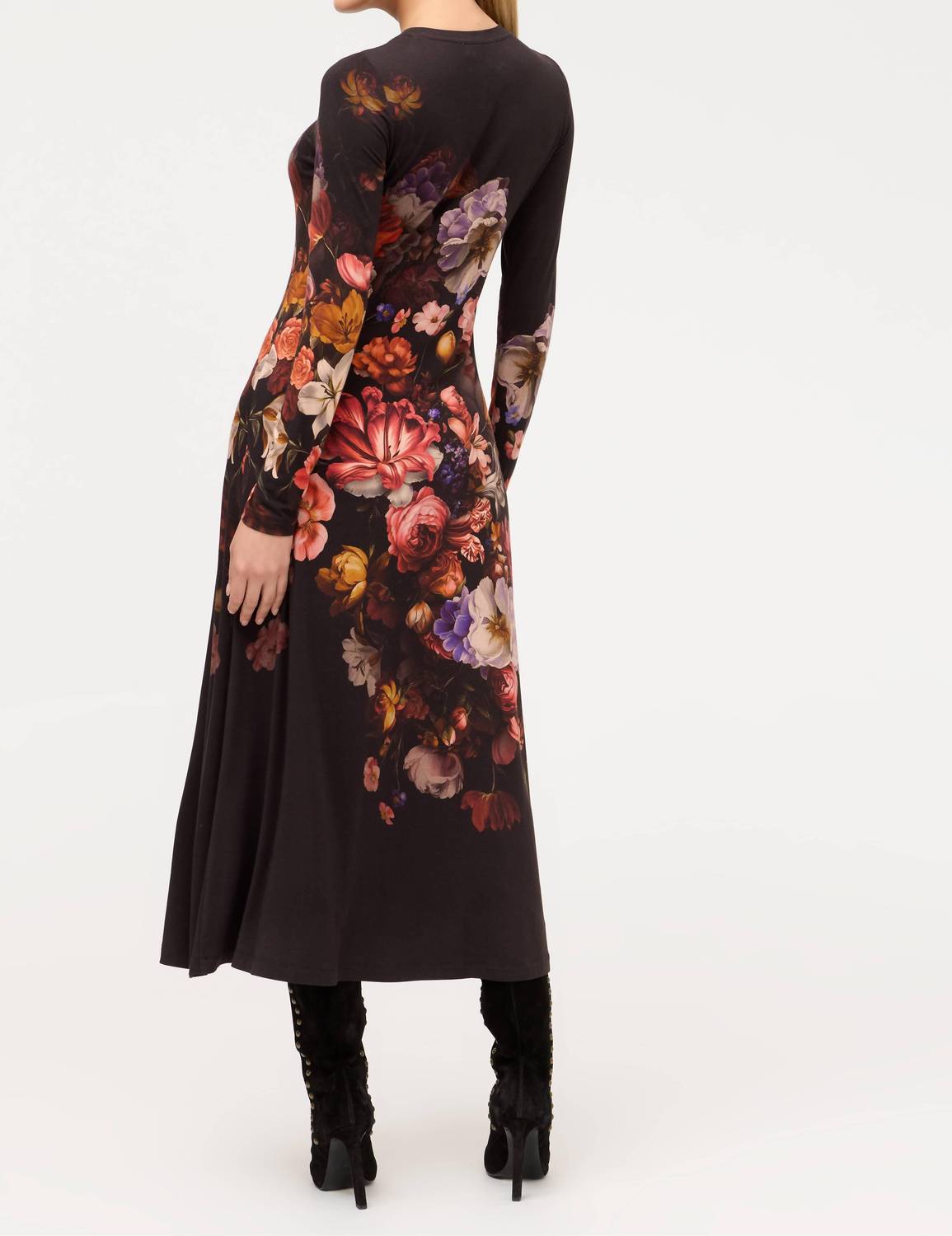 Johnny Was - JANIE FAVORITE LONG SLEEVE MIDI DRESS