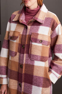 Tribal - Plaid Long Shacket
