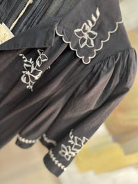 The Great. - Women's Bridge Dress With Handkerchief Embroidery