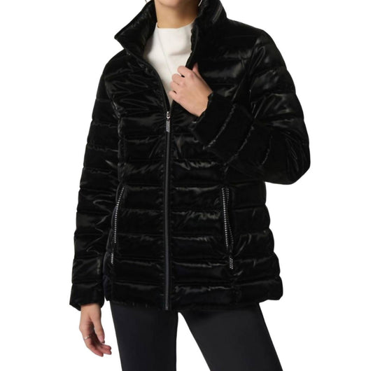 Joseph Ribkoff - Metallic Puffer Jacket