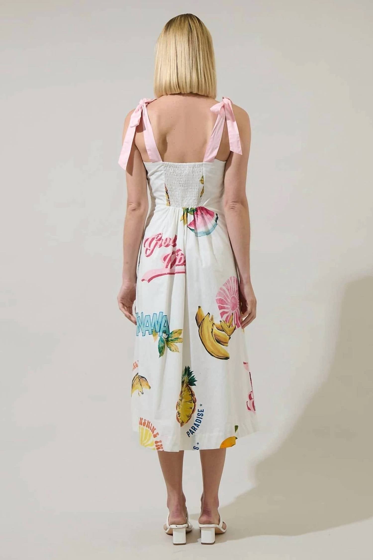 Sugarlips - Zhara Island Tie Midi Dress