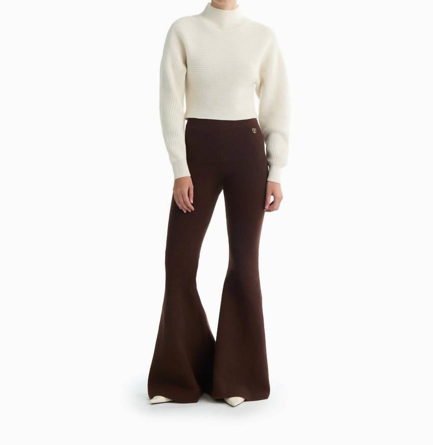 Dodiee - Cropped Knit Sweater