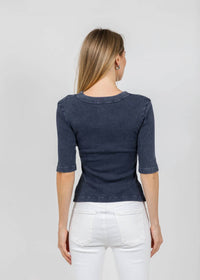 Citizens Of Humanity - Nali Short Sleeve Henley Tee