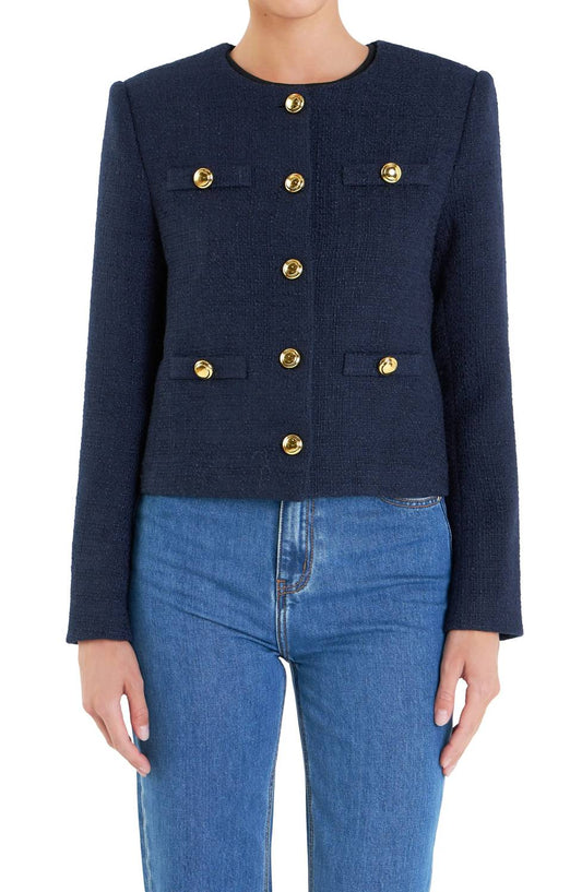 English Factory - Button Lady Jacket