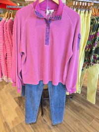 Easel - Orchid Pullover Shirt