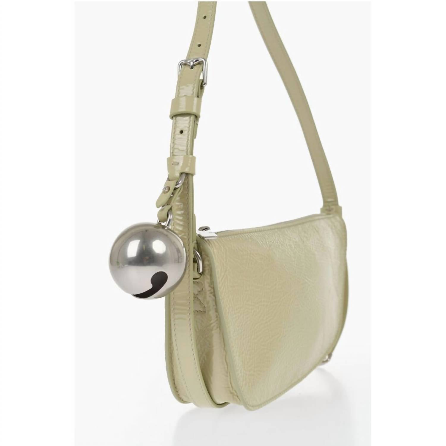 Burberry - Women's Patent Leather Shield Sling Shoulder Bag