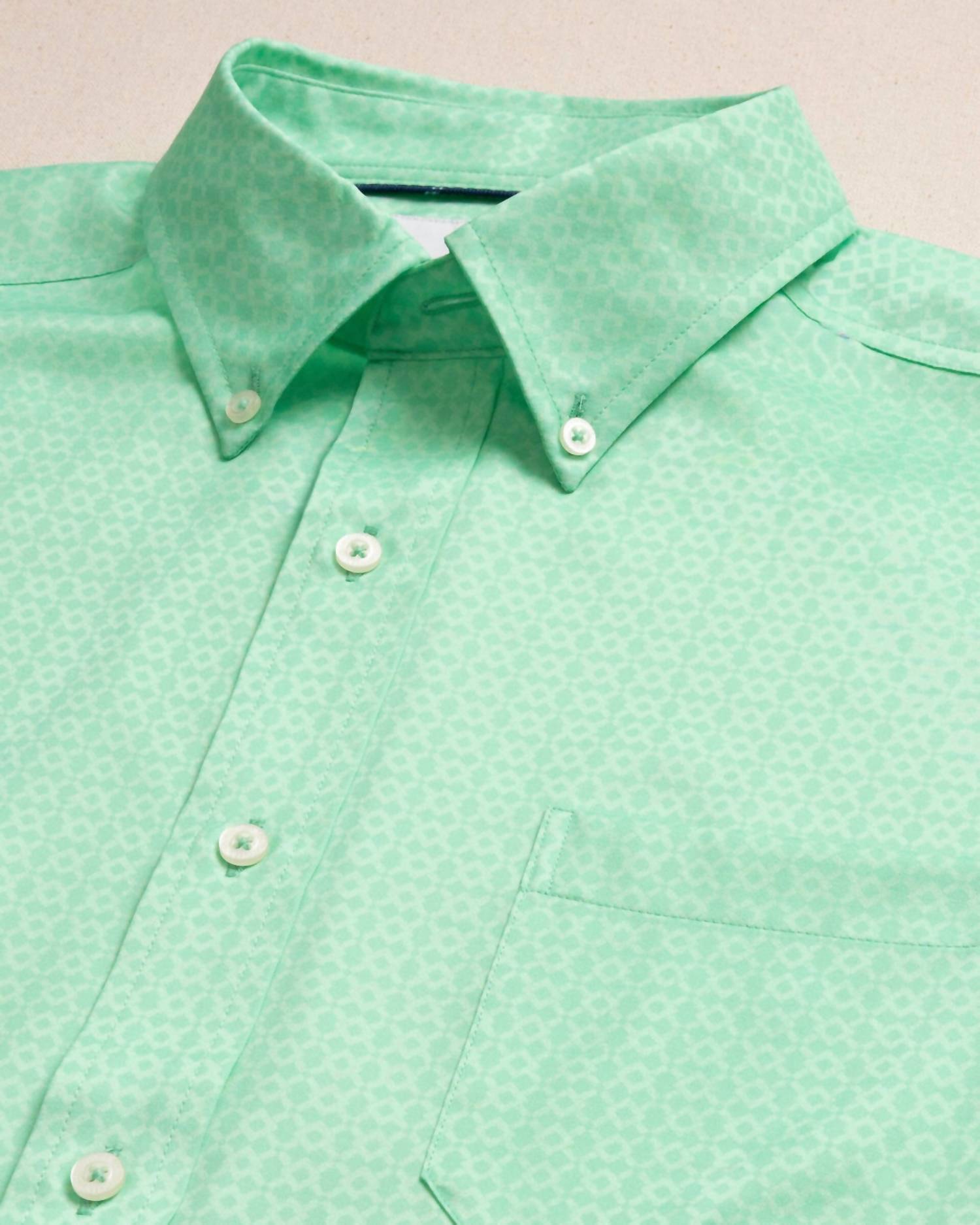 Southern Tide - Seaside Geo Cb Ss Shirt