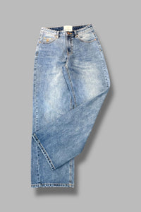 One Teaspoon - Jackson Mid Waist Wide Leg Denim Jeans