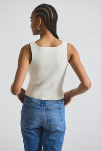 Derek Lam 10 Crosby - Sain Rib Knit Sweater Tank