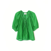 XIRENA Blythe Pullover Top in jade gem - women's blouse