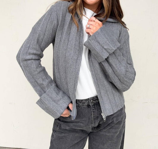 Fore Collection - Collared Zip-up Sweater