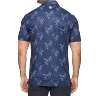 Flags & Anthem - Kingman Short Sleeve Floral Print Performance Polo