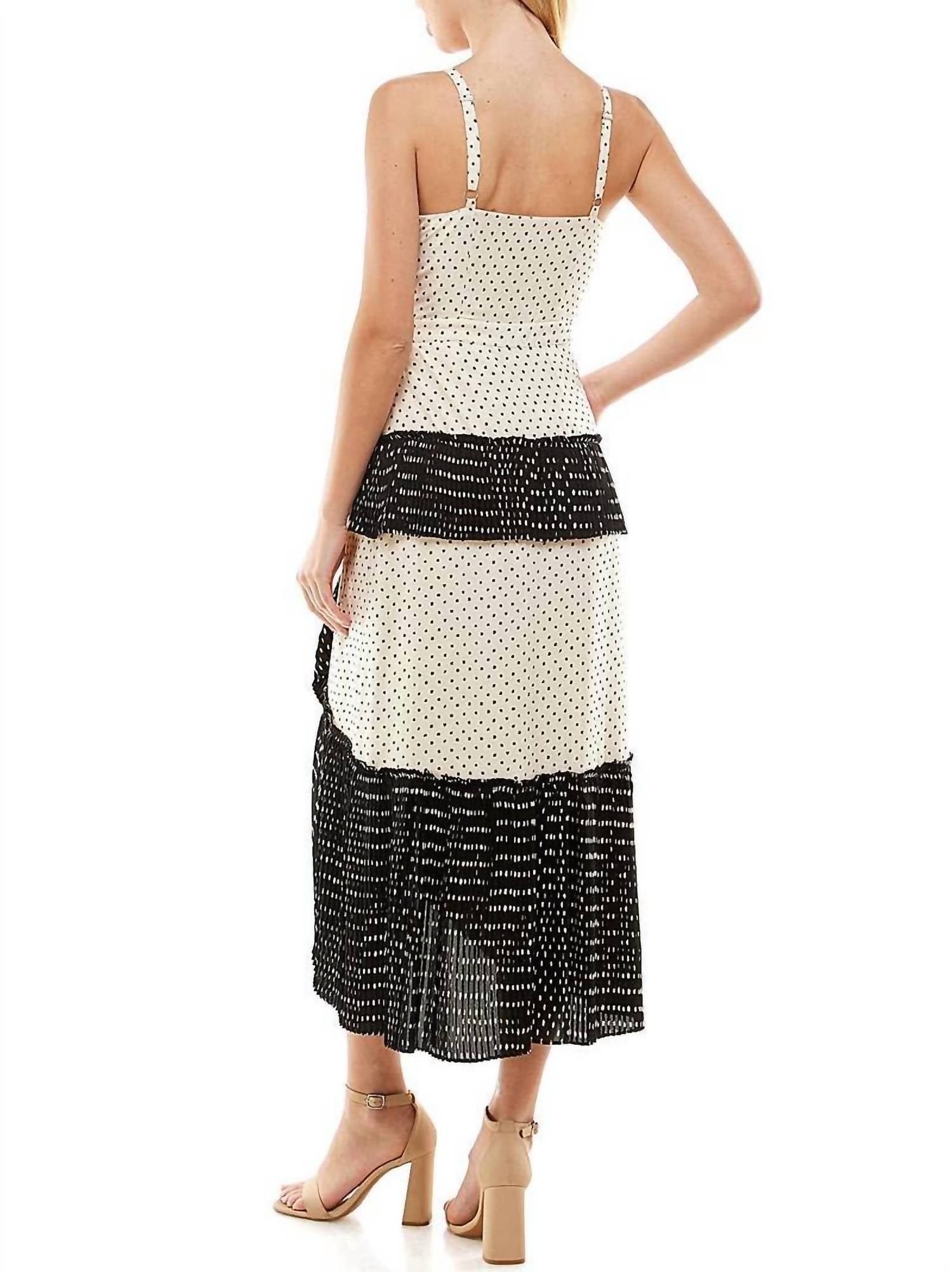 Tcec - Ruffle Wrap Midi Dress