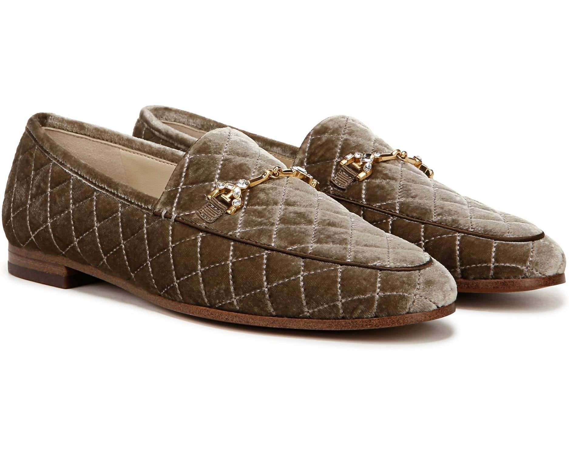 Sam Edelman - Women's Quilted Velvet Loafer