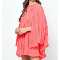 Strut & Bolt - Destiny Pleated Cape Mini Dress