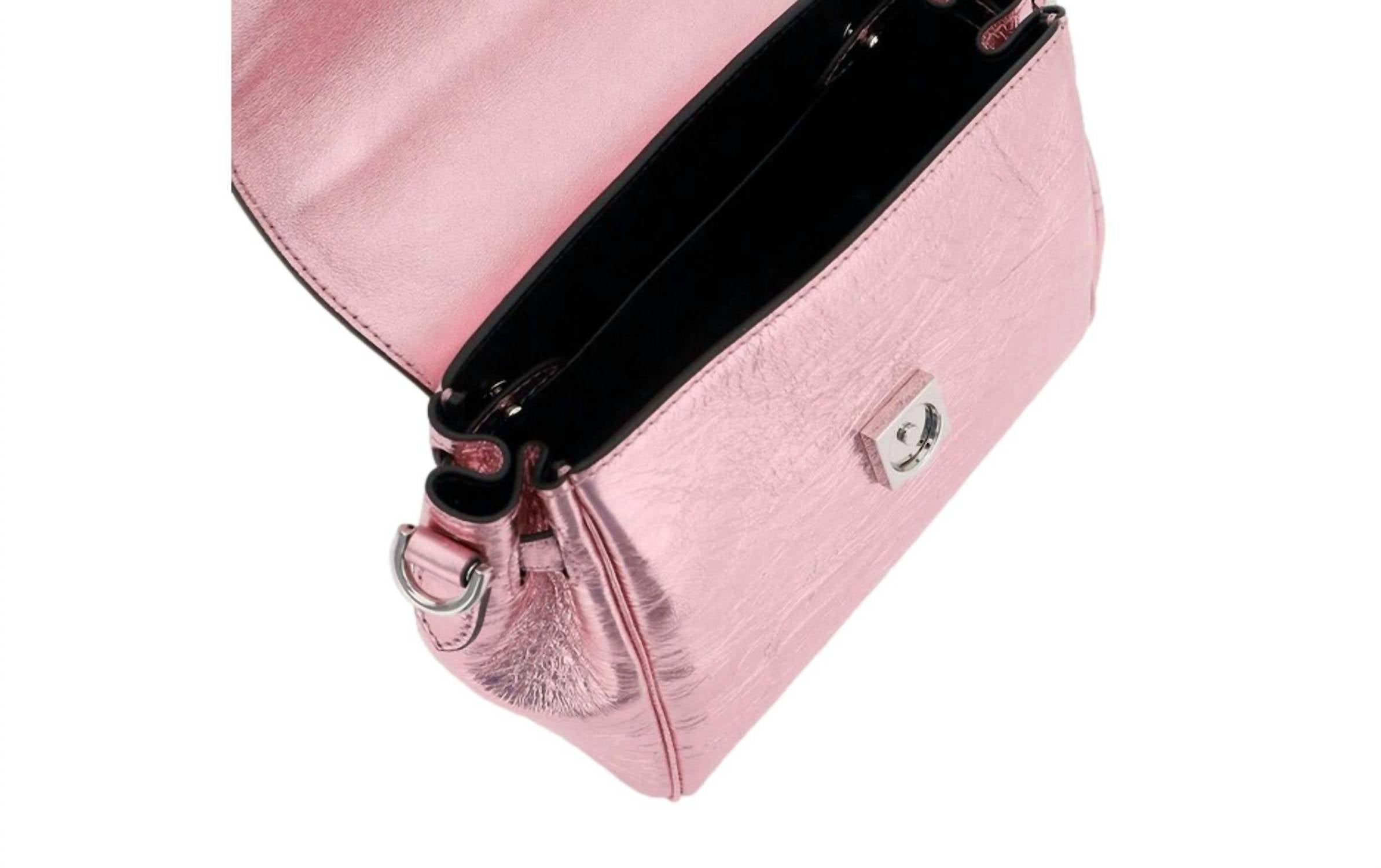 Versace - Women's La Medusa Metallic Top-handle Bag