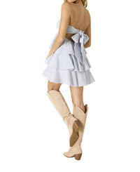 Cotton Candy La - The Marbella Strapless Mini Dress