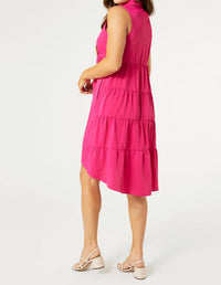 Coco + Carmen - Georgina Sleeveless Dress With Collar