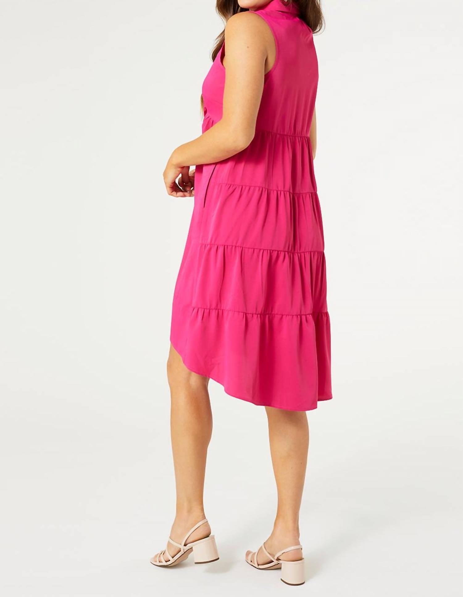 Coco + Carmen - Georgina Sleeveless Dress With Collar