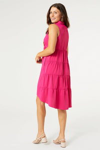 Coco + Carmen - Georgina Sleeveless Dress With Collar