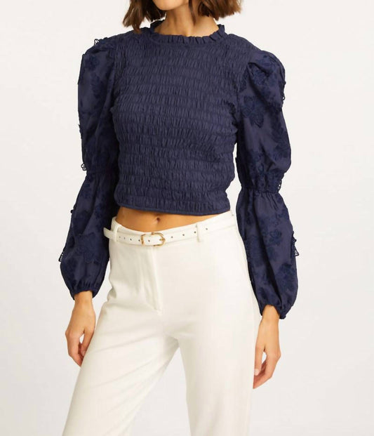 Caballero - Arabella Navy Top