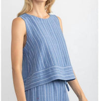 Margaret O'Leary - Avery Button Back Top