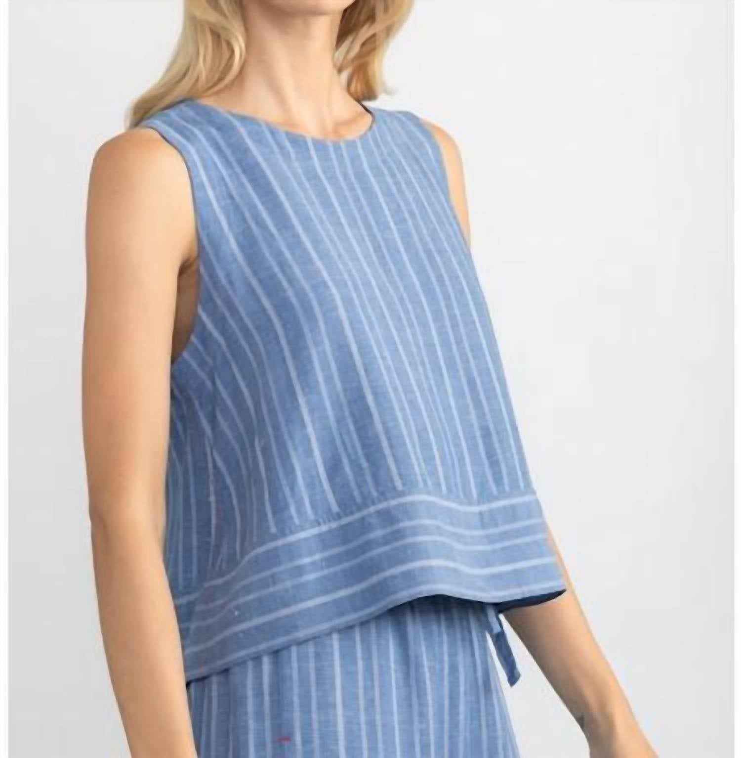Margaret O'Leary - Avery Button Back Top