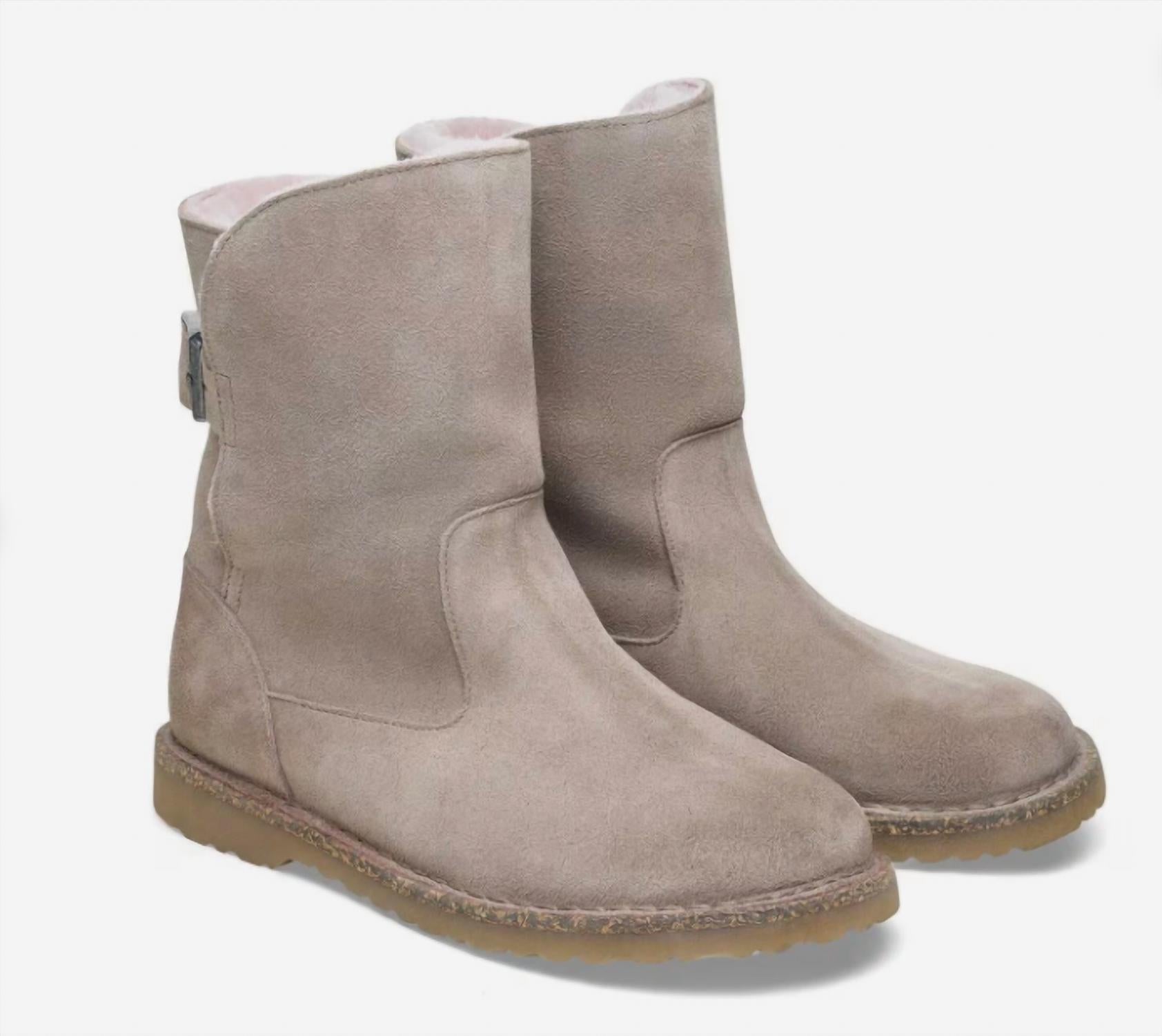 Birkenstock - Women's Shearling Suede Short Boots