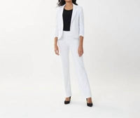 Joseph Ribkoff Quarter Sleeve Blazer in white - women's jacket - alternate view
