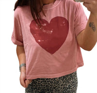 Girl Dangerous - Vintage Cropped Heart Tee