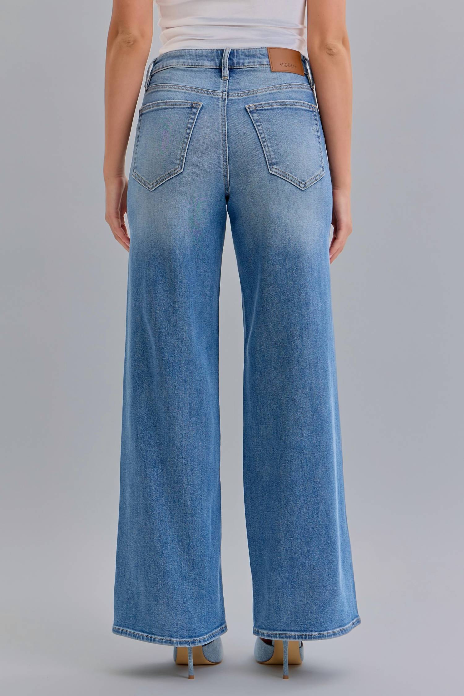 Hidden - Nori High Rise Wide Leg Jeans