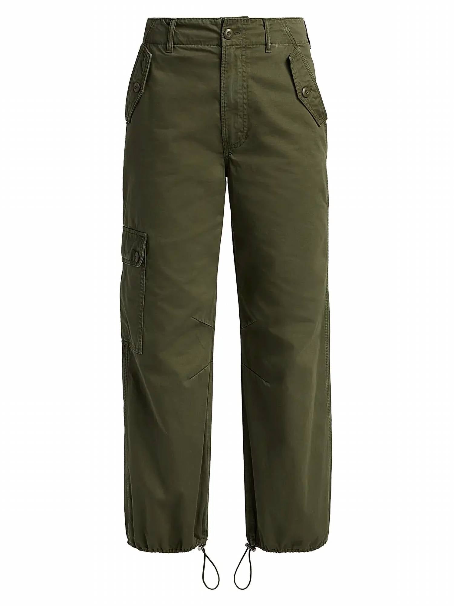 Veronica Beard - Mandy Cotton Crop Parachute Pants