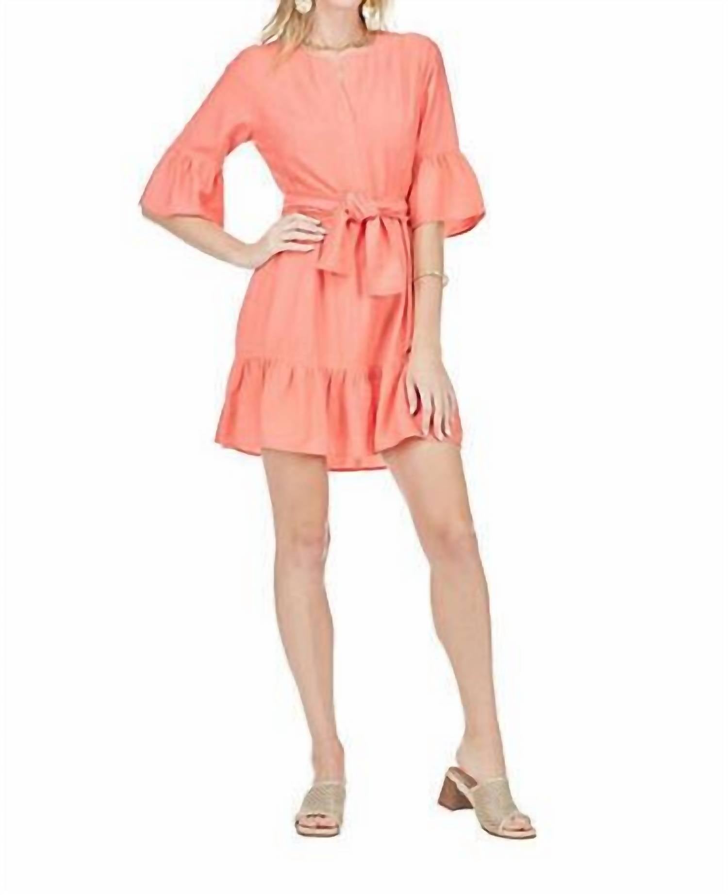 Jade - Ruffle Short Dress