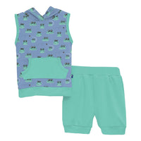 Kickee - Kids' Hoodie Tank Outfit Set