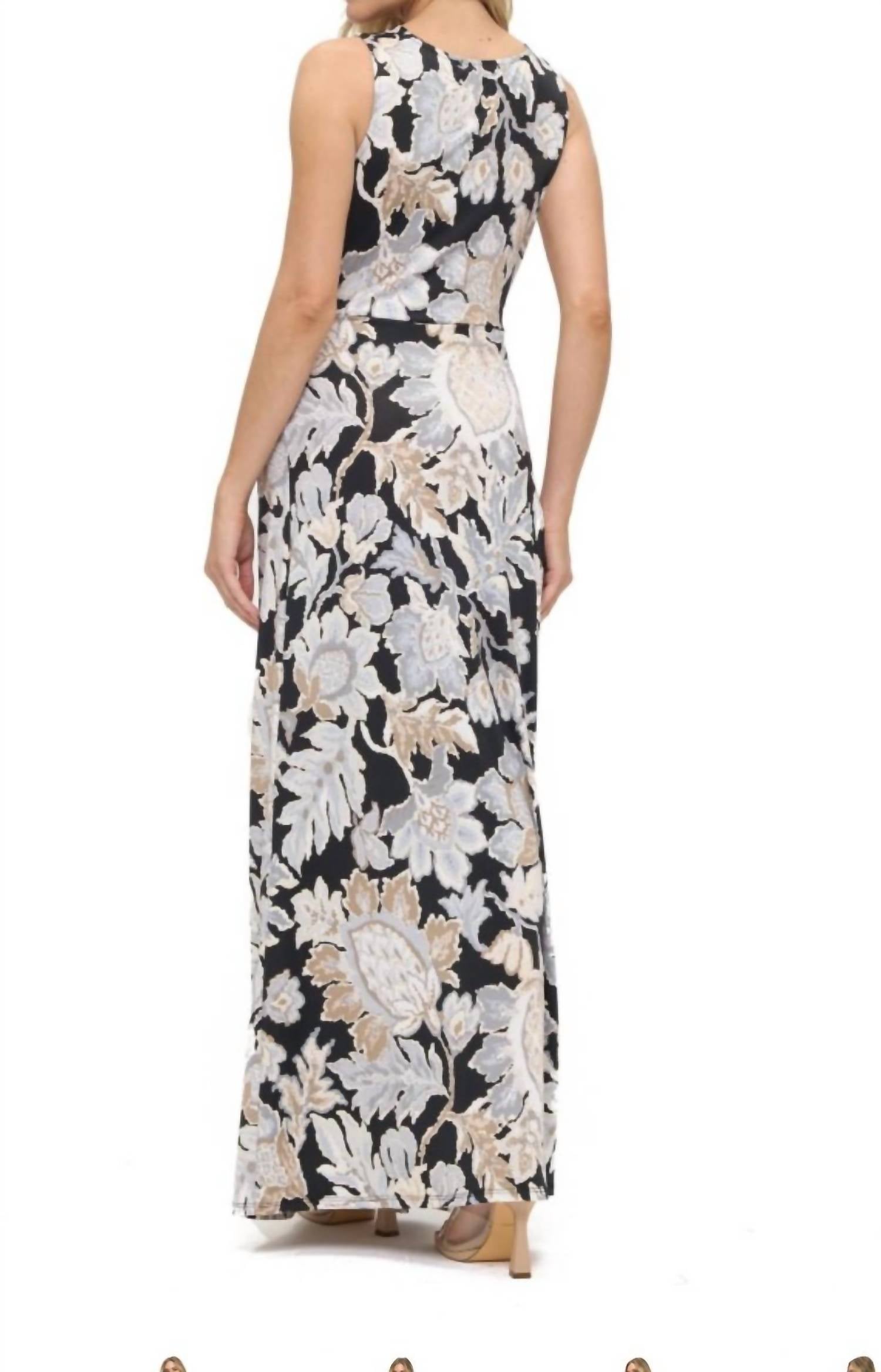 Ariella - Twist Front Maxi Dress
